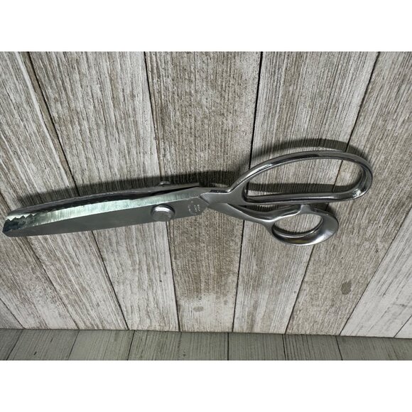 Vtg Griffon Cutlery Pinking Shears Scissor Sewing Fabric Stainless Steel 7.5" - Picture 3 of 6